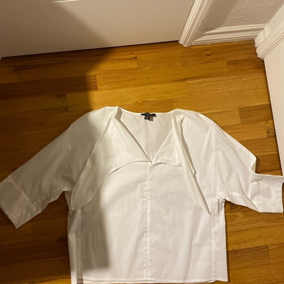 Lord & Taylor Cotton 3/4 Sleeve Top - Picture 4 of 8